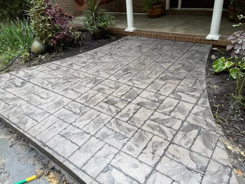 Paver project by A&V Concrete